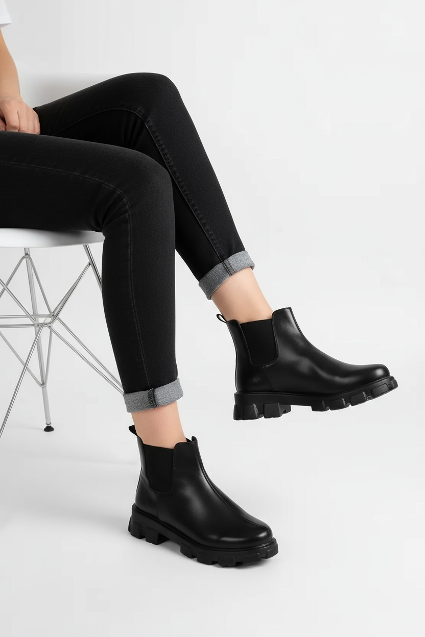 Black Pulse Chelsea Boots – Everyday Revolution (512)